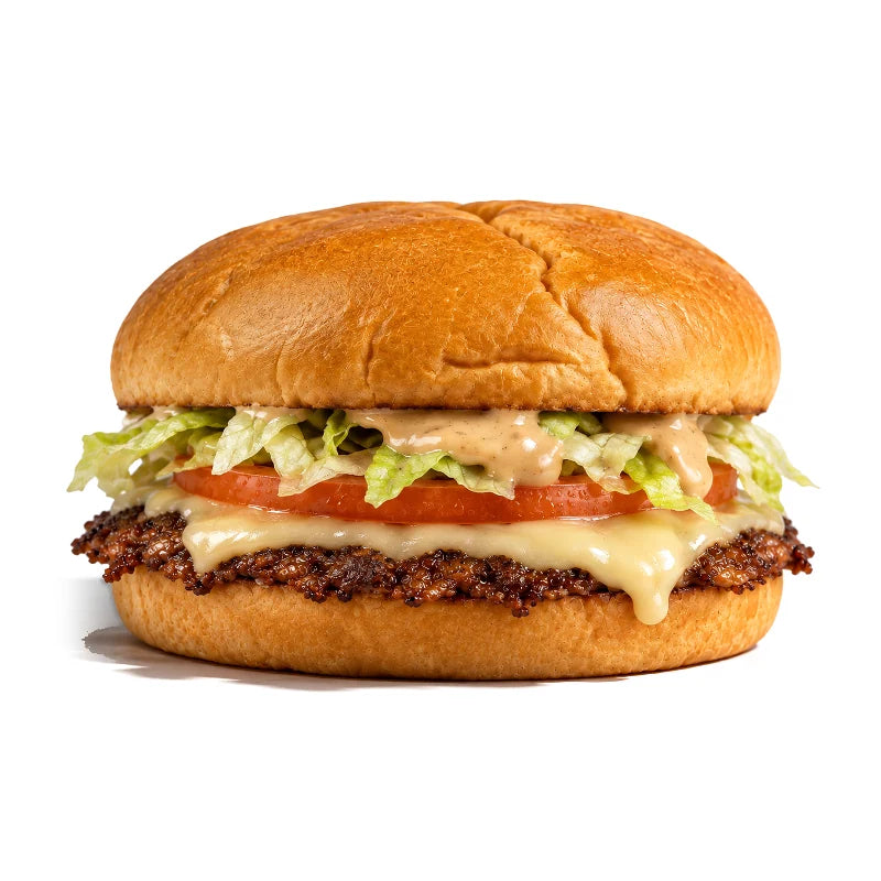 Smash burger The Redwood : sauce fumée, salade, tomate, steak et emmental